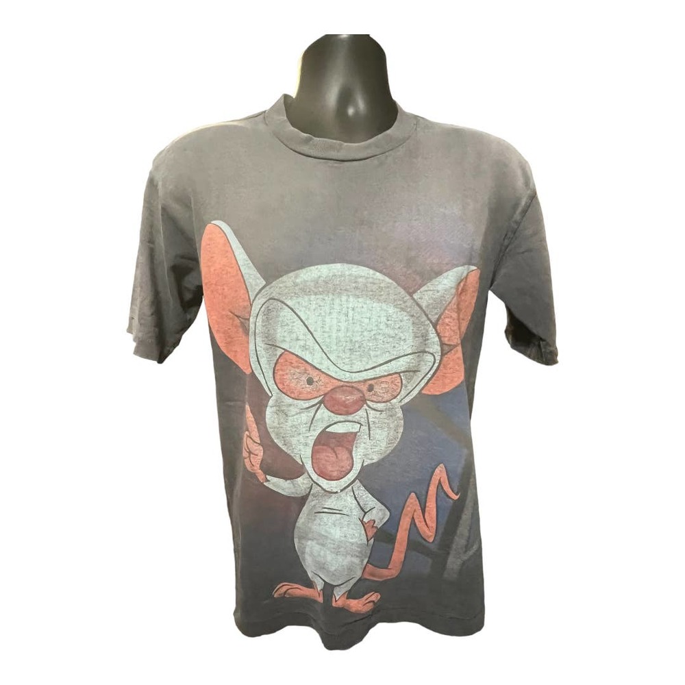 VINTAGE 1994 Animaniacs Original Pinky and the Brain T-Shirt